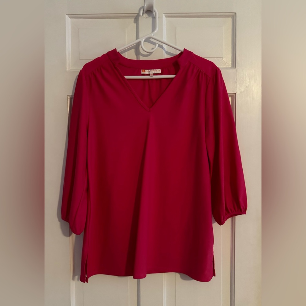 Jude Connally Blouse Top Size Medium Pink